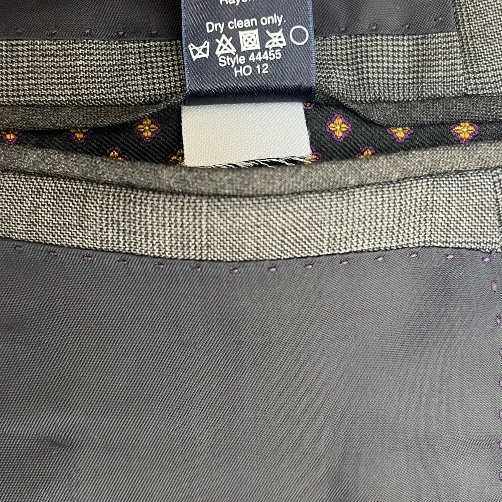 J.Crew Ludlow‎ Blazer – Size 44R Super 150s Wool – Loro Piana Gray Micro Check